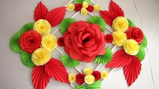 Simple Home Decor Wall Decoration Hanging Flower Paper Craft Ideas Simple Home Decor Wall Decoration Hanging Flower Paper Craft Ideas