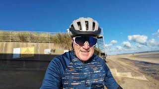 Cycling in Norfolk on a Beautiful Day - Sea Palling sea wall - relaxation!