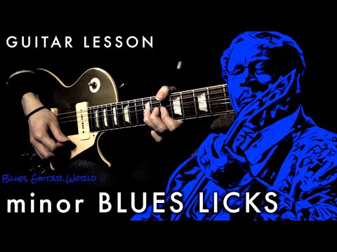 How to play - B.B. King style minor Blues Licks | Guitar Lesson | Blues Boys Tune