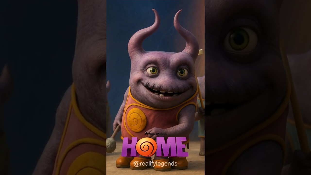 🏠🛸 Home in Real Life DreamWorks animation #home #homeanimation #shorts