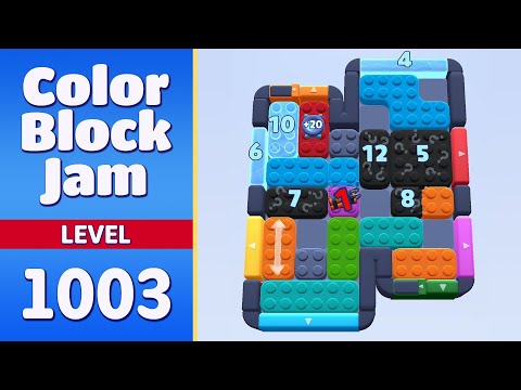 Color Block Jam Level 1003 (1004) | Every Puzzle Solved! 🎯