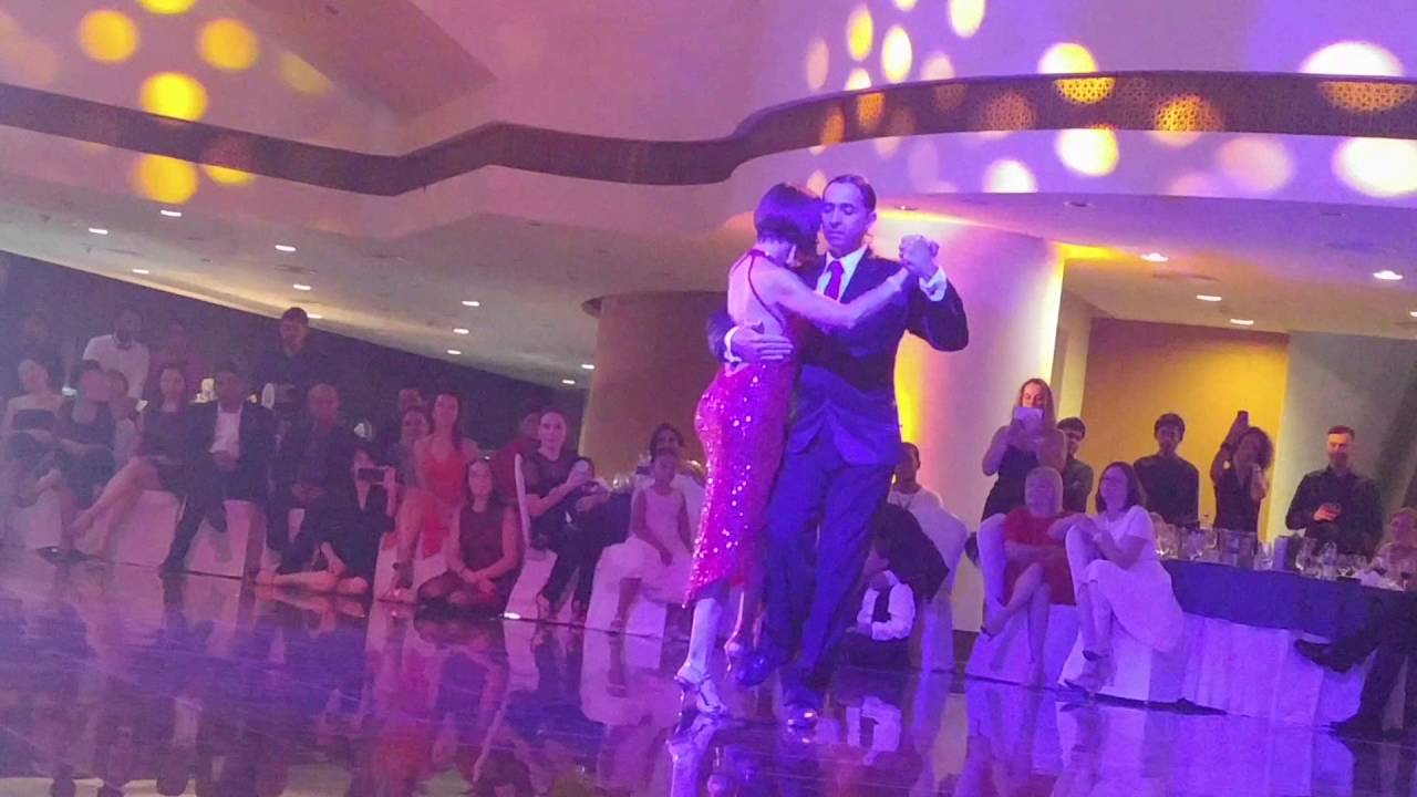 Gustavo Rosas y Gisela Natoli.Tango.Demo en Dubai 2016