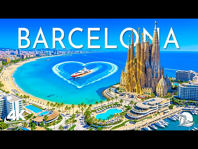 [4K] Barcelona 🇪🇸 Iconic Sagrada Família, Elegant Gaudí Design & Port Vell Marina SDDEFAULT Thumbnail