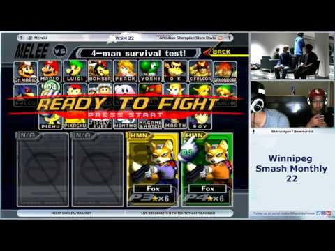 WSM22 Meraki (Falco, Fox) vs Stom (Fox) - Melee Losers bracket