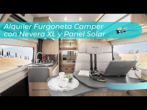 Furgoneta Camper con Nevera XL y Panel Solar
