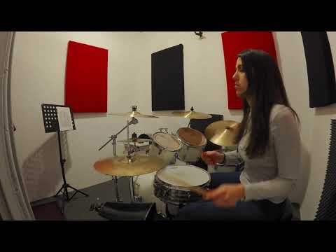 Anna Eleftherou - "Play That Funky Music" by Wild Cherry (drum play-along)