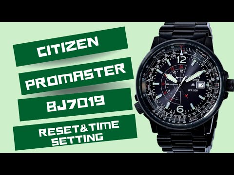 How to set the time citizen promaster BJ7019 #watchservicebd