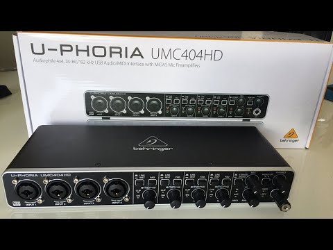 New Audio Interface for recording Update | Behringer UMC404HD