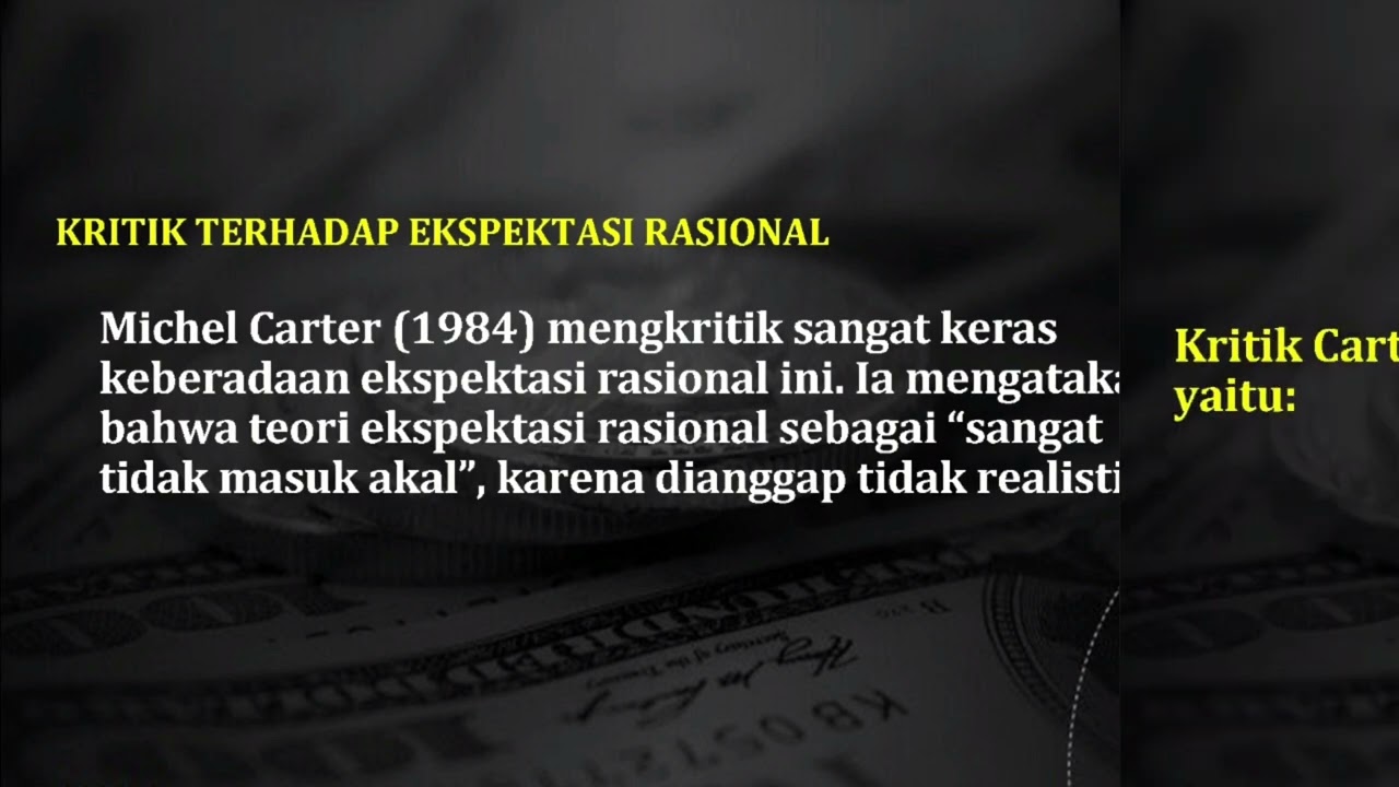 Teori Ekspektasi Rasional