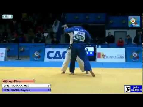 Judo 2013 European Open Oberwart: Tanaka (JPN) - Sano (JPN) [-63kg] final
