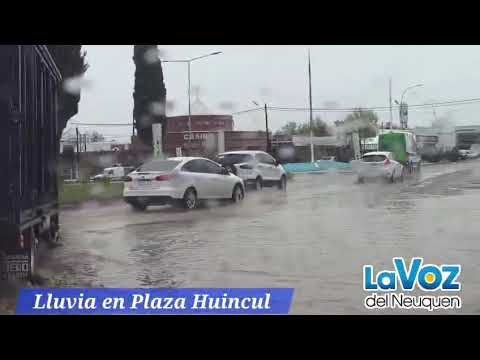 Las Voz TV: lluvia en Plaza Huincul