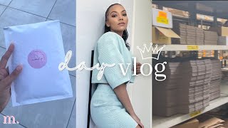 IM BACK WITH A 'DAY VLOG': buying packaging for my hair company