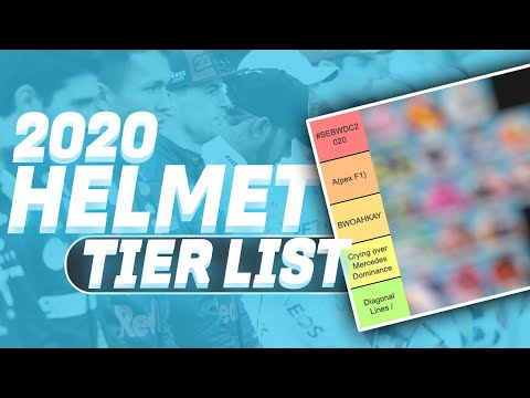 2020 F1 Driver Helmet Tier List!