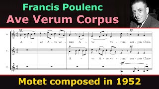 Francis Poulenc - Ave Verum Corpus (women's choir)