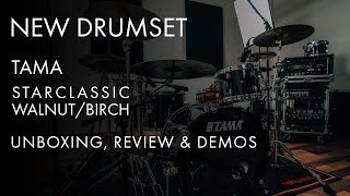 Video thumbnail for TAMA Starclassic Walnut/Birch - REVIEW, DEMOS & UNBOXING  | New Drumset 2020 by Patrick Putzker
