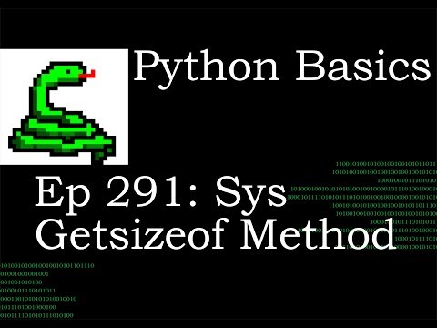 Sys Getsizeof In Python