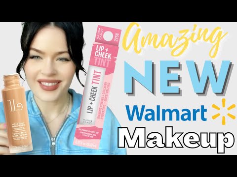 Testing NEW Walmart Makeup ! Elf Halo Glow Liquid Filter , Lip Stains That Last All Day