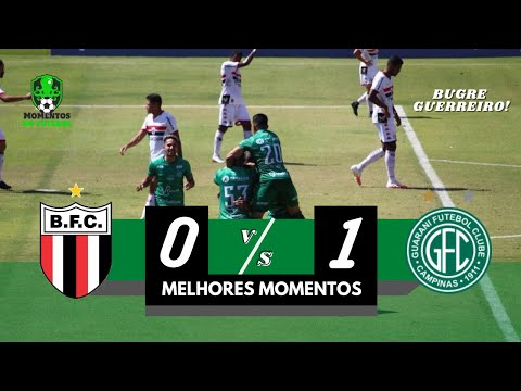 PRIMEIRA VITÓRIA DO BUGRE | Botafogo-SP 0 x 1 Guarani | Melhores Momentos | HD 15/08/2020