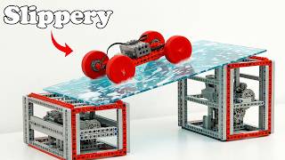 Ultra Slippery Surface Challenge for LEGO Car | Smart Lego