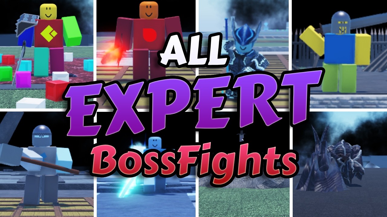 Roblox - Cube Combination: ALL Expert BossFights