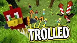 I TROLLED MY FRIENDS UNTIL THEY GOT ANGRY !! (Minecraft Hide n Seek)