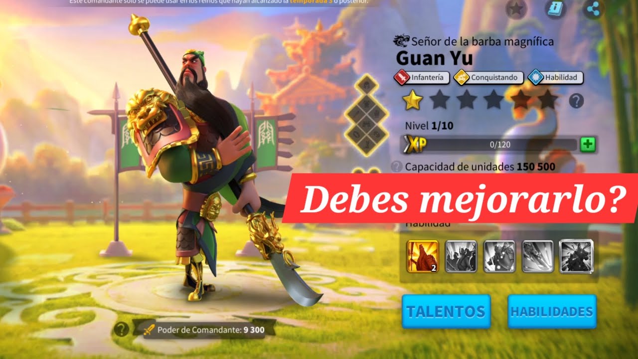 Merece la pena Guan Yu en 2024? | Rise of Kingdoms | Valoración personal