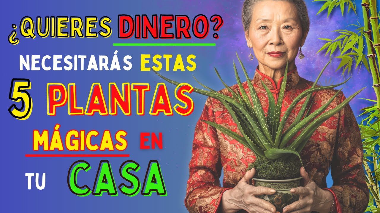 ¿Quieres DINERO? Siembra estas 5 Plantas para Atraer RIQUEZA a tu Vida