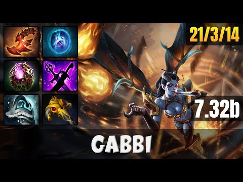 GABBI Queen of Pain MID LANE Gameplay WITH 21 KILLS | Dota 2 Full Game