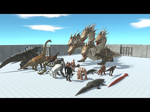 NEW UPDATE Remastered Hydra VS Every Strong Units - Animal Revolt Battle Simulator