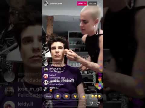LOS JAVIS , JEDET , AITANA Y AMAIA SE MAQUILLAN EN DIRECTO DE IG