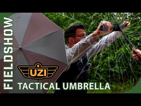 Fieldshow - UZI Tactical Umbrella self defence / Regenschirm zur Selbstverteidigung