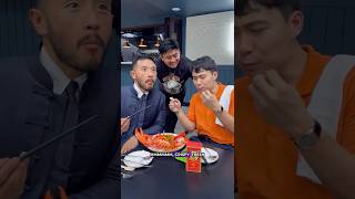 UNCLE ROGER &amp; DIMSIMLIM COOK FOR BILLIONAIRE, BOBBY SAPUTRA @mrnigelng @supercoolben  #SHORTS