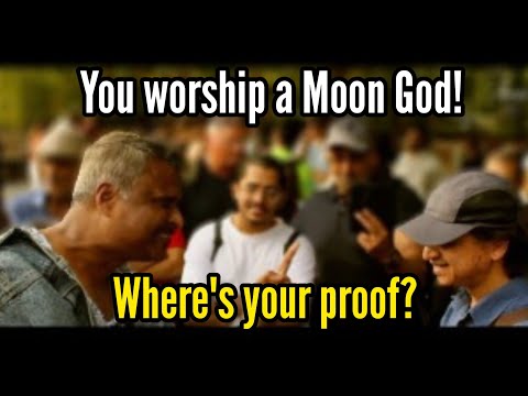 Hubal, The Crescent Moon | God deceives? | uncle Sam, Mansur | Speakers' Corner debate
