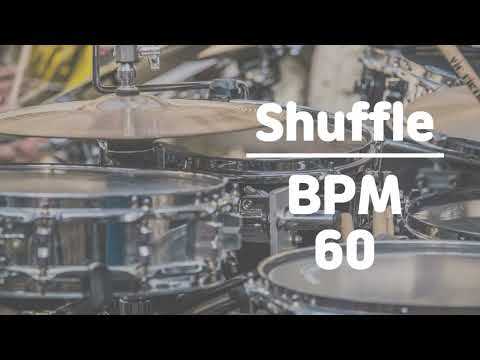 60 BPM 드럼비트 (Shuffle Beat 60 BPM)