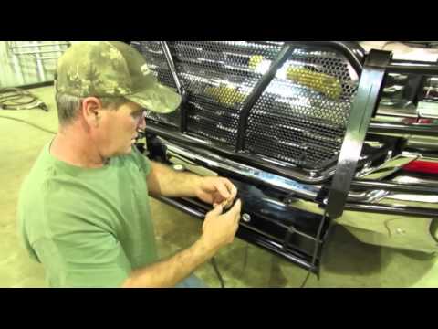 Frontier Grill Guard 2016-17 Chevy 1500 (SENSOR MODELS) Installation