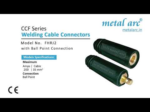 Female Welding Cable Connector CCF Series - FHRJ2F 200 Amps