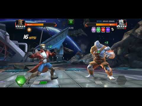 MCOC AW 5/65 Star Lord vs Boss 4/55 Korg. Failed attempt