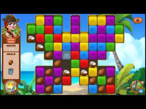 Lost Island Blast Adventure Level 1134 - NO BOOSTERS 🏝️ | SKILLGAMING ✔️