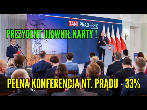 Nawrocki unveiled a 33% CHEAPER ELECTRICITY PROJECT! He slammed the government.