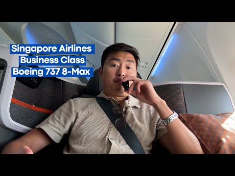 YouTube thumbnail for Singapore Airlines Boeing 737MAX 8 Passenger