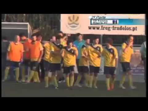 Grande golo de Nicola - GD Fradelos vs Ribeirão FC 