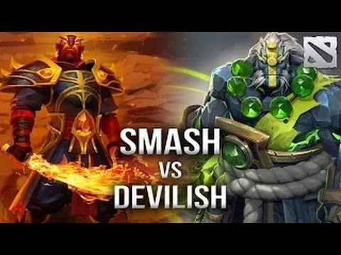SmAsH vs DeviLisH 3 Rapiers 87min game Dota 2 | Dendi Stream