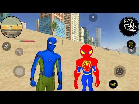 Amazing Spider-StickMan Rope Hero 2 Gangster City #8 - Süper Kahraman Çöp Adam - Android Gameplay