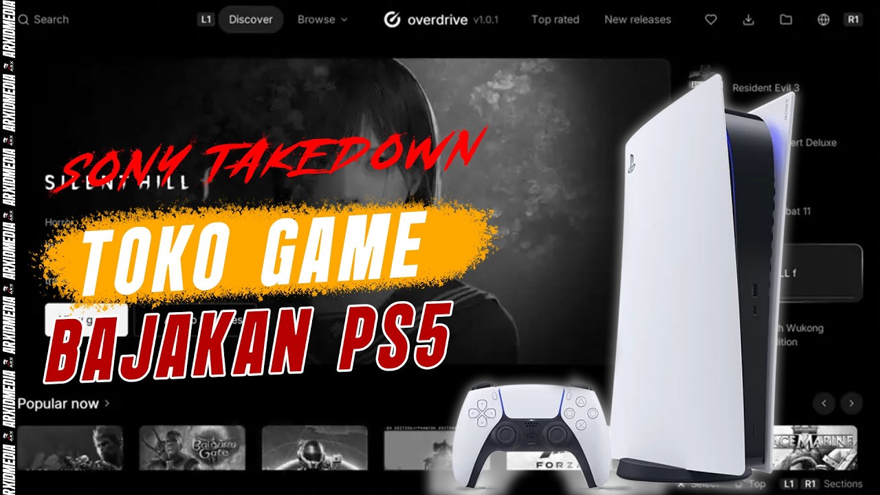 🔴 Live Stream #384 Sony Takedown Toko Game Bajakan PS5, Tapi Clone-nya Langsung Bermunculan!