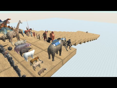 Stairs Championship of All Units - Animal Revolt Battle Simulator