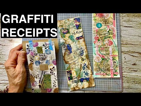 Easy Collage on Receipts Tutorial — Graffiti Art