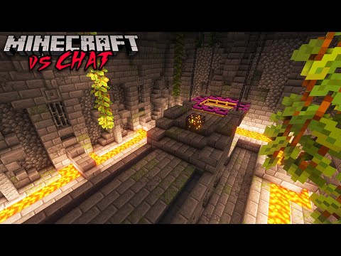 CHE CUL4!! HO TROVATO il  PORTALE DELL'END - Minecraft VS Chat CTM #4