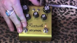 Strymon RIVERSIDE Multi Stage Overdrive  demo with Marshall JMP
