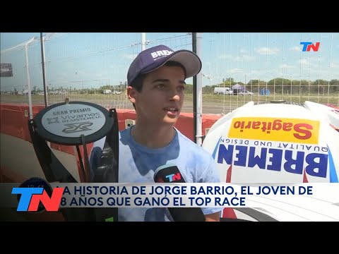 CHACO I TOP RACE: Jorge Barrio tiene 18 años y se quedó con la victoria de la carrera.