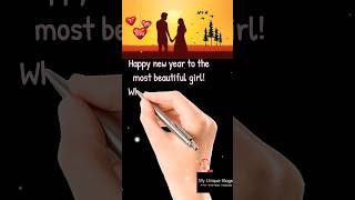 Happy New Year 2023 Wishes For gf #girlfriend